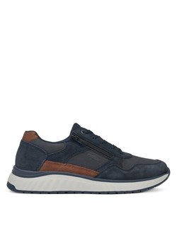 Rieker Sneakersy B0601-14 Granatowy ze sklepu MODIVO w kategorii Buty sportowe męskie - zdjęcie 182730143