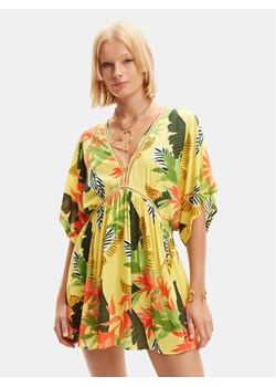 Desigual Sukienka plażowa Tropical Party 24SWMW23 Kolorowy Loose Fit ze sklepu MODIVO w kategorii Odzież plażowa - zdjęcie 182730231