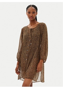 MICHAEL Michael Kors Kimono MM54791 Beżowy Regular Fit ze sklepu MODIVO w kategorii Odzież plażowa - zdjęcie 182730232