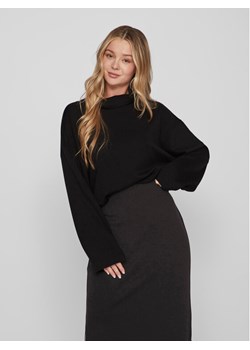 Vila Bluza 14088385 Czarny Relaxed Fit ze sklepu MODIVO w kategorii Bluzy damskie - zdjęcie 182730242