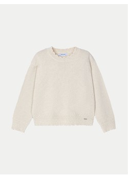 Mayoral Sweter 4355 Beżowy Regular Fit ze sklepu MODIVO w kategorii Swetry dziewczęce - zdjęcie 182730250