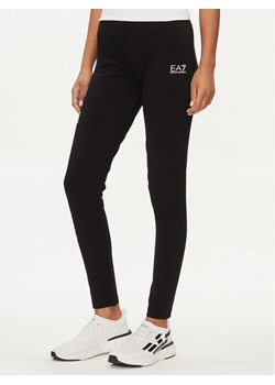 EA7 Emporio Armani Legginsy 8NTP63 TJ01Z 1200 Czarny Skinny Fit ze sklepu MODIVO w kategorii Spodnie damskie - zdjęcie 182730262