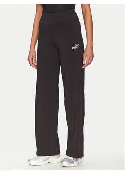 Puma Legginsy Ess Small No. 1 Logo 682428 Czarny Straight Fit ze sklepu MODIVO w kategorii Spodnie damskie - zdjęcie 182730481