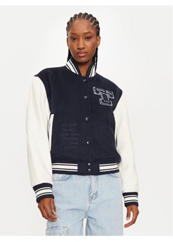 Tommy Jeans Kurtka bomber Letterman DW0DW18845 Granatowy Regular Fit ze sklepu MODIVO w kategorii Kurtki damskie - zdjęcie 182730511