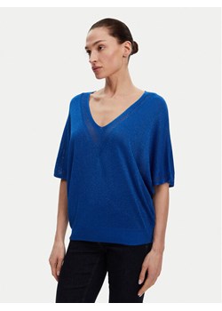 Morgan Bluzka 241-MCHRIS Niebieski Relaxed Fit ze sklepu MODIVO w kategorii Bluzki damskie - zdjęcie 182730644