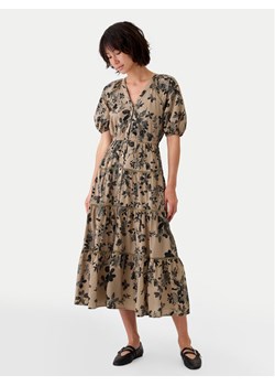 Gap Sukienka codzienna 517740 Khaki Regular Fit ze sklepu MODIVO w kategorii Sukienki - zdjęcie 182730654