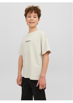 Jack&Jones Junior T-Shirt Vesterbro 12242827 Beżowy Loose Fit ze sklepu MODIVO w kategorii T-shirty chłopięce - zdjęcie 182730733