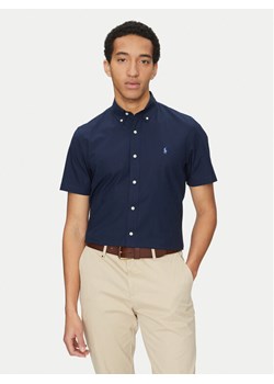 Polo Ralph Lauren Koszula 710945315002 Granatowy Custom Fit ze sklepu MODIVO w kategorii Koszule męskie - zdjęcie 182730750