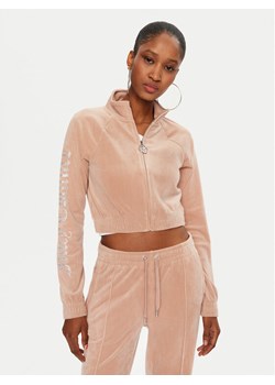 Juicy Couture Bluza Tasha JCWCT24305 Beżowy Slim Fit ze sklepu MODIVO w kategorii Bluzy damskie - zdjęcie 182730793