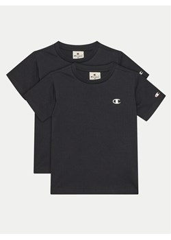 Champion Komplet 2 t-shirtów 306581 Czarny Regular Fit ze sklepu MODIVO w kategorii T-shirty chłopięce - zdjęcie 182730874