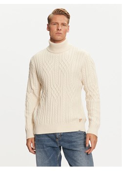 Guess Golf M4BR18 Z3HD1 Beżowy Regular Fit ze sklepu MODIVO w kategorii Swetry męskie - zdjęcie 182730973