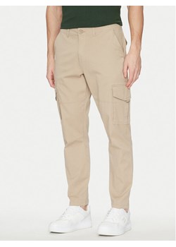 Only & Sons Spodnie materiałowe 22025431 Beżowy Tapered Fit ze sklepu MODIVO w kategorii Spodnie męskie - zdjęcie 182731050