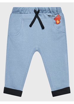 United Colors Of Benetton Spodnie dresowe 3J74GF00X Niebieski Regular Fit ze sklepu MODIVO w kategorii Spodnie chłopięce - zdjęcie 182731102
