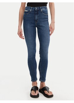 Calvin Klein Jeans Jeansy J20J225149 Granatowy Skinny Fit ze sklepu MODIVO w kategorii Jeansy damskie - zdjęcie 182731113