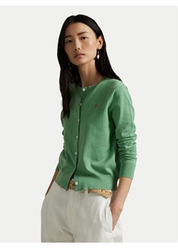 Polo Ralph Lauren Kardigan 211891672027 Zielony Regular Fit ze sklepu MODIVO w kategorii Swetry damskie - zdjęcie 182731302