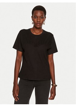 TWINSET T-Shirt 242TP2440 Czarny Regular Fit ze sklepu MODIVO w kategorii Bluzki damskie - zdjęcie 182731321