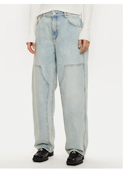 HUGO Jeansy Getara_2_B 50531711 Niebieski Baggy Fit ze sklepu MODIVO w kategorii Jeansy damskie - zdjęcie 182731551