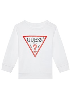 Guess Bluza L73Q09 KAUG0 Biały Regular Fit ze sklepu MODIVO w kategorii Bluzy chłopięce - zdjęcie 182731684
