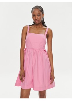Pinko Sukienka letnia Amazonia 103566 A1WP Różowy Regular Fit ze sklepu MODIVO w kategorii Sukienki - zdjęcie 182731752