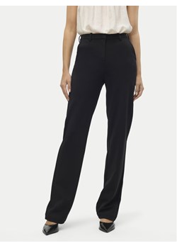 Vero Moda Spodnie materiałowe Maya 10267718 Czarny Straight Fit ze sklepu MODIVO w kategorii Spodnie damskie - zdjęcie 182731783