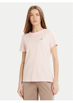 Guess T-Shirt V4YI09 J1314 Beżowy Regular Fit ze sklepu MODIVO w kategorii Bluzki damskie - zdjęcie 182731824