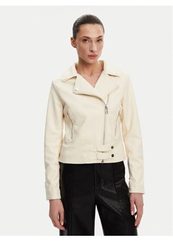 Rinascimento Kurtka z imitacji skóry CFC0119619003 Écru Regular Fit ze sklepu MODIVO w kategorii Kurtki damskie - zdjęcie 182731833