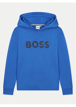 Boss Bluza J51189 D Niebieski Regular Fit ze sklepu MODIVO w kategorii Bluzy chłopięce - zdjęcie 182731890