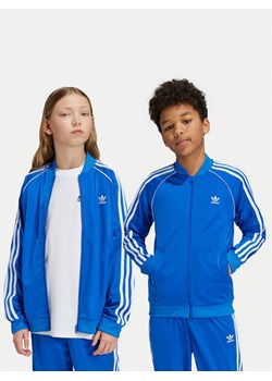 adidas Bluza adicolor IY1583 Niebieski Regular Fit ze sklepu MODIVO w kategorii Bluzy chłopięce - zdjęcie 182731963