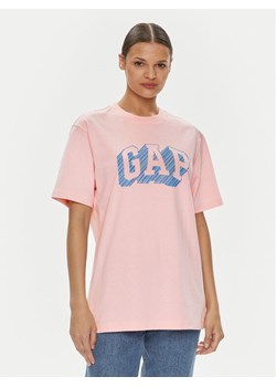 Gap T-Shirt 664011-00 Różowy Regular Fit ze sklepu MODIVO w kategorii T-shirty męskie - zdjęcie 182731972