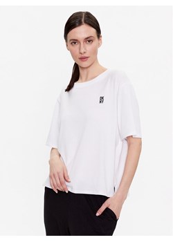 DKNY Koszulka piżamowa YI2422635 Biały Loose Fit ze sklepu MODIVO w kategorii Piżamy damskie - zdjęcie 182732041