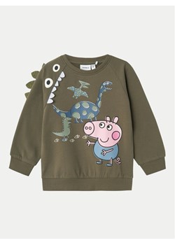 NAME IT Bluza PEPPA PIG 13233914 Zielony Regular Fit ze sklepu MODIVO w kategorii Bluzy chłopięce - zdjęcie 182732052