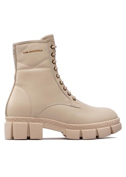 KARL LAGERFELD Botki KL43250 Beżowy - id: 0000301442677 - marki Karl Lagerfeld - 182732122 KARL LAGERFELD Botki KL43250 Beżowy ze sklepu MODIVO w kategorii Workery damskie - zdjęcie 182732122