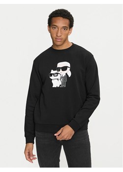 KARL LAGERFELD Bluza 705063 544942 Czarny Regular Fit ze sklepu MODIVO w kategorii Bluzy męskie - zdjęcie 182732314