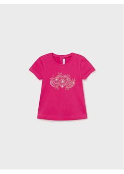 Mayoral T-Shirt 105 Różowy Regular Fit ze sklepu MODIVO w kategorii Koszulki niemowlęce - zdjęcie 182732342