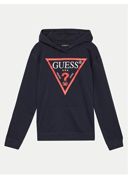 Guess Bluza L92Q09 KAUG0 Granatowy Regular Fit ze sklepu MODIVO w kategorii Bluzy chłopięce - zdjęcie 182732393