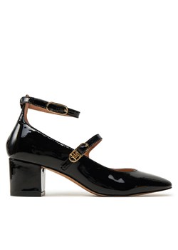 Tommy Hilfiger Czółenka Pump Double Strap Patent Leather FW0FW08566 Czarny ze sklepu MODIVO w kategorii Czółenka - zdjęcie 182732434