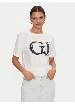 Guess T-Shirt Sara V4YI01 K8FQ4 Biały Regular Fit ze sklepu MODIVO w kategorii Bluzki damskie - zdjęcie 182732444