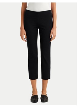 LAUREN RALPH LAUREN Spodnie materiałowe Skinny Fit Streç Pantolon 200687713003 Czarny Regular Fit ze sklepu MODIVO w kategorii Spodnie damskie - zdjęcie 182732452