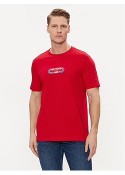 Tommy Hilfiger T-Shirt Track Graphic MW0MW34429 Czerwony Regular Fit ze sklepu MODIVO w kategorii T-shirty męskie - zdjęcie 182732474