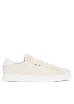 Tommy Jeans Sneakersy Tjm Leather Low Cupsole Suede EM0EM01375 Beżowy ze sklepu MODIVO w kategorii Trampki męskie - zdjęcie 182732620