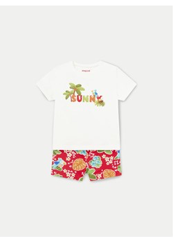 Mayoral Komplet t-shirt i kąpielówki 1648 Czerwony Regular Fit ze sklepu MODIVO w kategorii Komplety niemowlęce - zdjęcie 182732812