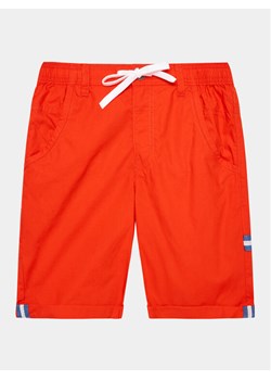 United Colors Of Benetton Szorty materiałowe 4AC7C901T Czerwony Regular Fit ze sklepu MODIVO w kategorii Spodenki chłopięce - zdjęcie 182732831