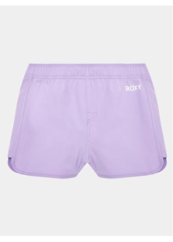 Roxy Szorty plażowe ERGBS03107 Fioletowy Regular Fit ze sklepu MODIVO w kategorii Spodenki dziewczęce - zdjęcie 182732840