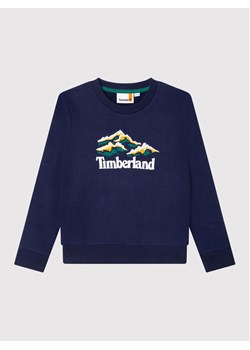 Timberland Bluza T25T57 S Granatowy Regular Fit ze sklepu MODIVO w kategorii Bluzy chłopięce - zdjęcie 182732904