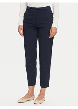United Colors Of Benetton Spodnie materiałowe 4GD7DF06U Granatowy Regular Fit ze sklepu MODIVO w kategorii Spodnie damskie - zdjęcie 182732923