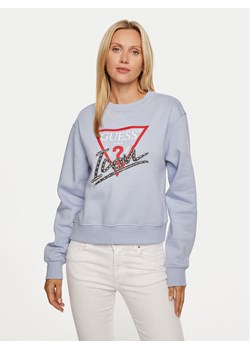 Guess Bluza W4YQ25 KB681 Różowy Regular Fit ze sklepu MODIVO w kategorii Bluzy damskie - zdjęcie 182732933