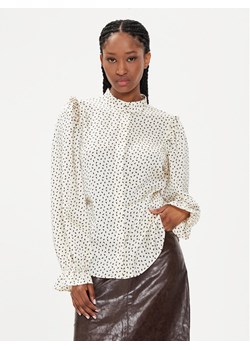 Bruuns Bazaar Bluzka Acacia Fria BBW3195 Écru Regular Fit ze sklepu MODIVO w kategorii Bluzki damskie - zdjęcie 182732972