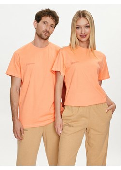 Pangaia T-Shirt Tropics 365 Midweight Pomarańczowy Regular Fit ze sklepu MODIVO w kategorii Bluzki damskie - zdjęcie 182733002