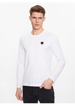 EA7 Emporio Armani Longsleeve 3RPT43 PJNTZ 1100 Biały Regular Fit ze sklepu MODIVO w kategorii T-shirty męskie - zdjęcie 182733010