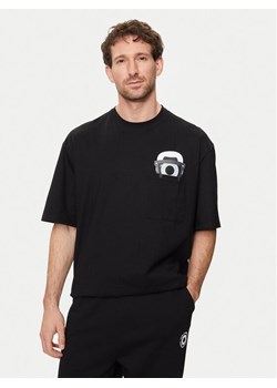 KARL LAGERFELD T-Shirt 755099 542270 Czarny Regular Fit ze sklepu MODIVO w kategorii T-shirty męskie - zdjęcie 182733021